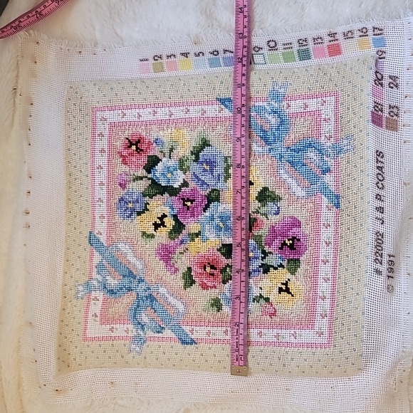 Floral Needlepoint - Picture 5 of 5